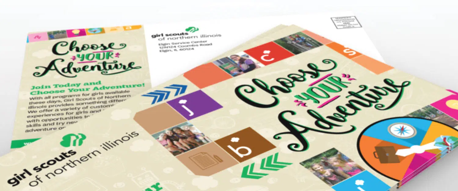 Girl Scouts marketing campaign direct mail