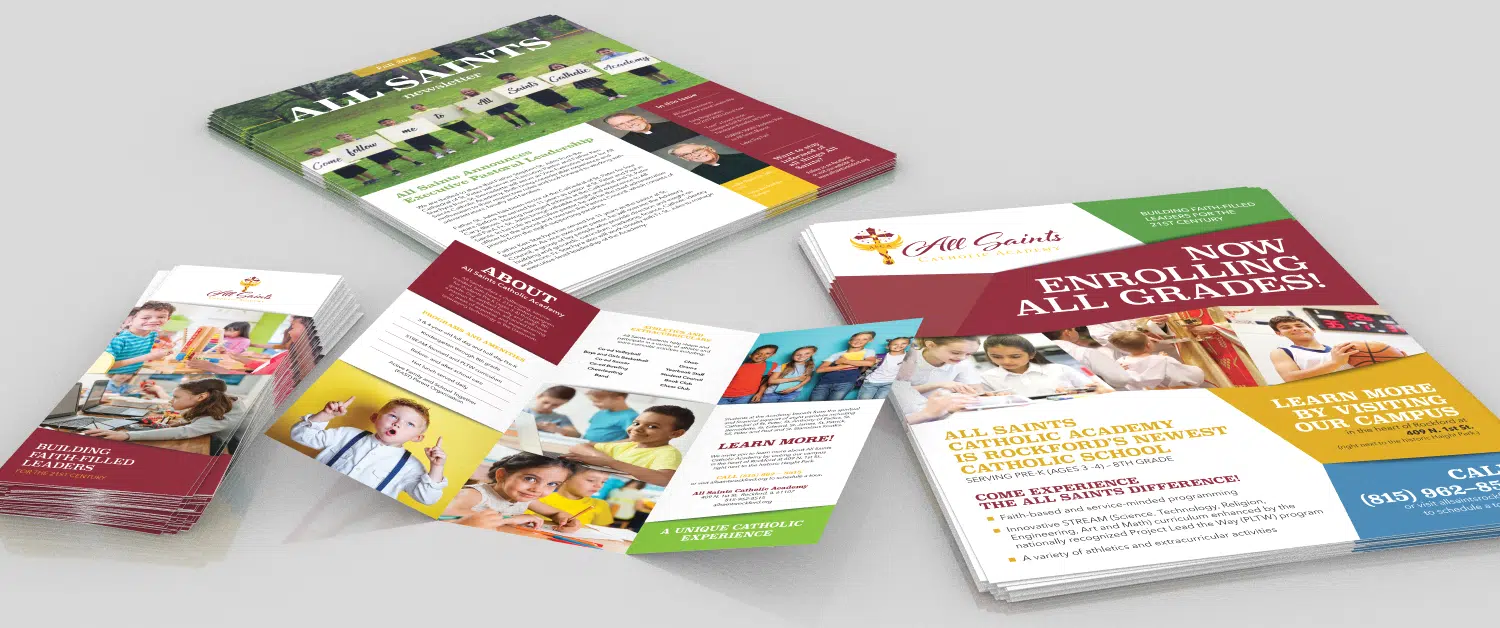 All Saints Academy Marketing Collateral