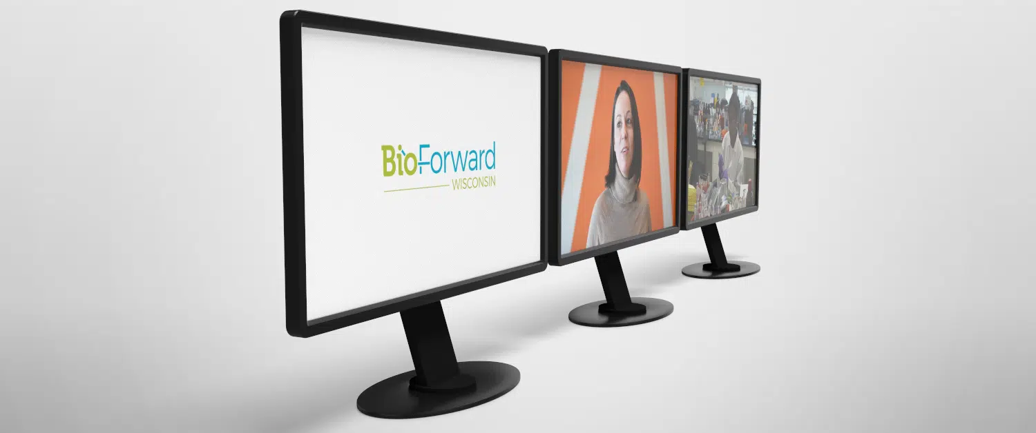 Angle view of BioForward talent videos