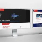 Ingenium Website on monitors