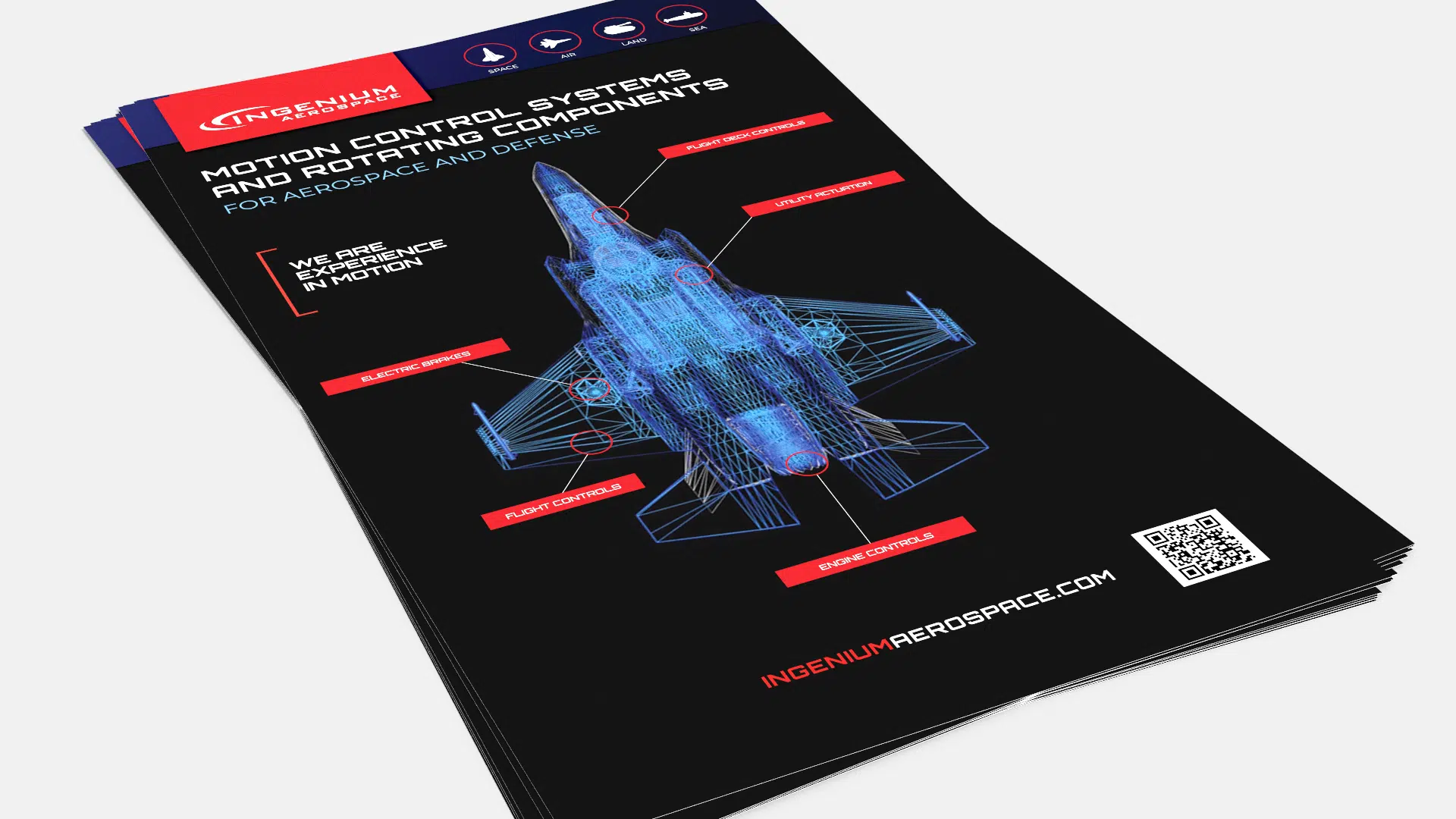 Cover of Paris Airshow Ingenium Aerospace brochure
